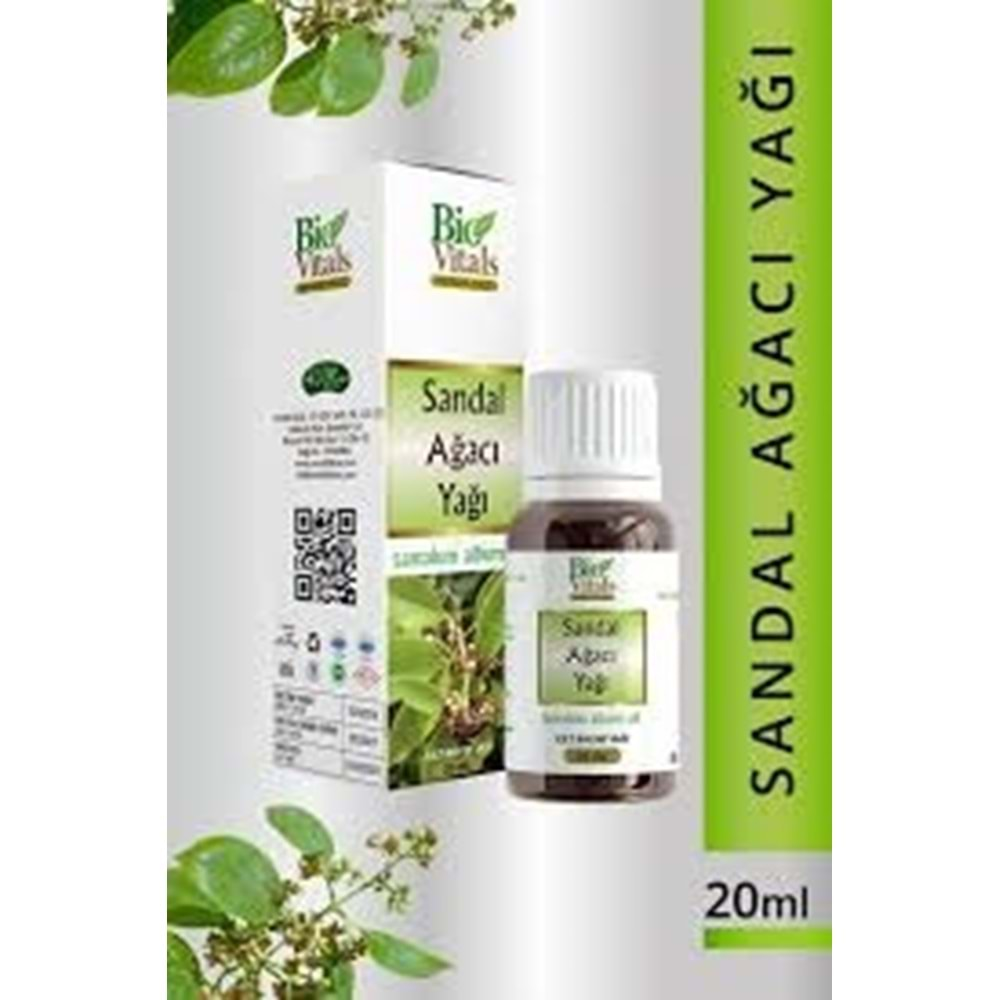 BİO VİTALS SANDAL AĞACI YAĞI 20 ML