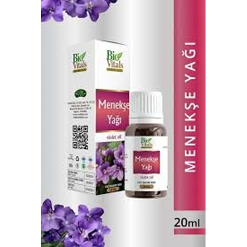 BİO VİTALS MENEKŞE YAĞI 20 ML