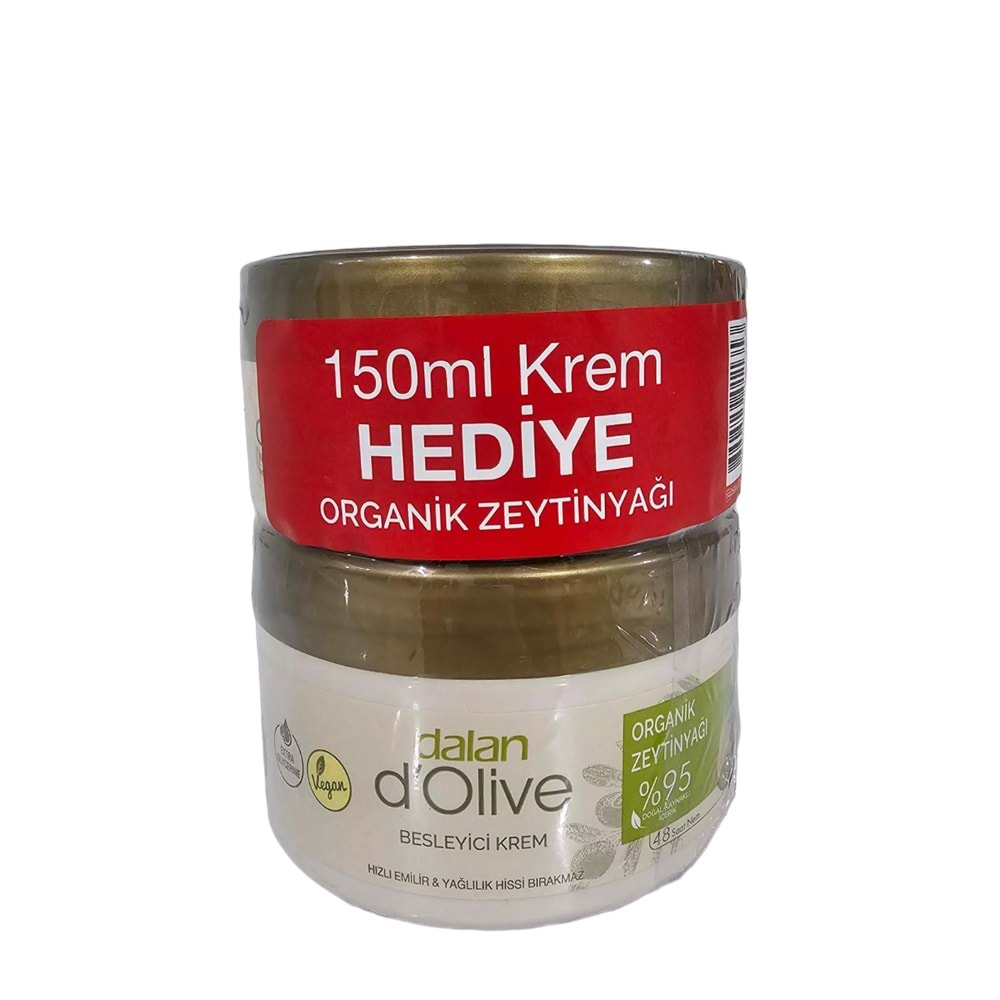 DALAN BESLEYİCİ KREM ZEYTİNYAĞLI ( 300 ML+150 ML HEDİYELİ )