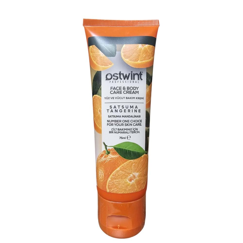 OSTWİNT YÜZ VE VÜCUT BAKIM KREMİ (SATSUMA MANDALİNASI / 75 ML)