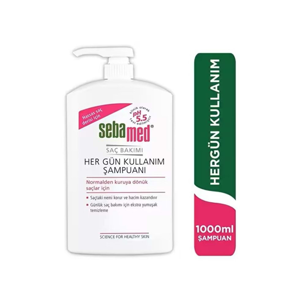 SEBAMED HER GÜN KULLANIM ŞAMPUANI 1000 ML