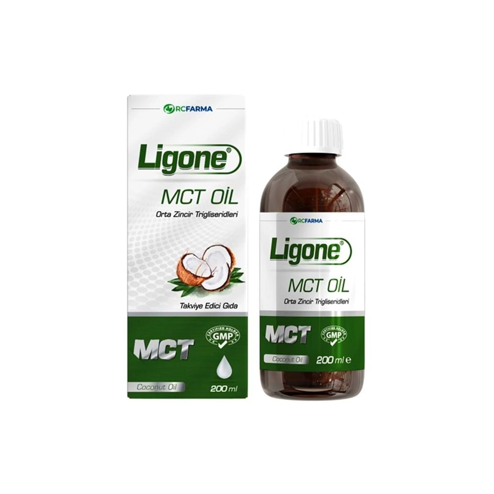 LİGONE MCT OİL ŞURUP (ORTA ZİNCİR TRİGLİSERİDLERİ) 200 ML