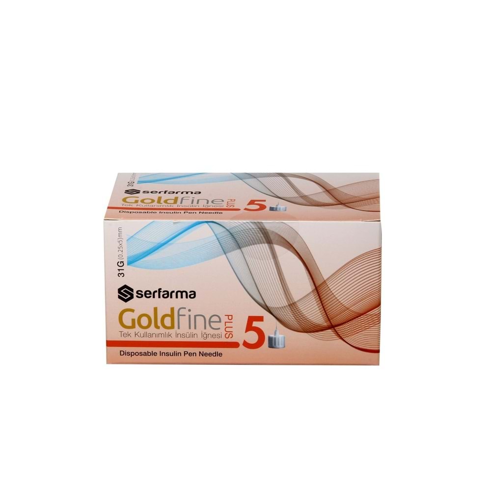 GOLDFİNE PLUS İNSÜLİN İĞNE UCU 5 MM