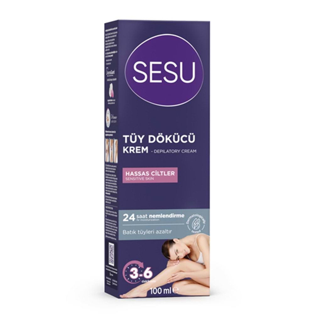 SESU TÜY DÖKÜCÜ KREM ( HASSAS CİLTLER / 100 ML )