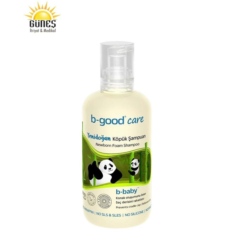 B-GOOD YENİDOĞAN KÖPÜK ŞAMPUAN 250 ML ( KONAK OLUŞUMUNU ÖNLER )