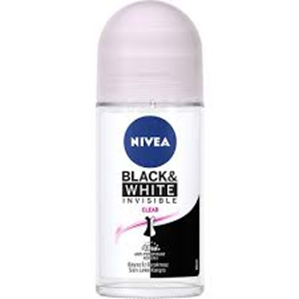 NİVEA BLACK WHITE ROLON (WOMEN /50 ML)