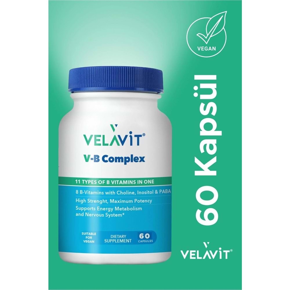 VELAVİT V-B COMPLEX 60 KAPSÜL