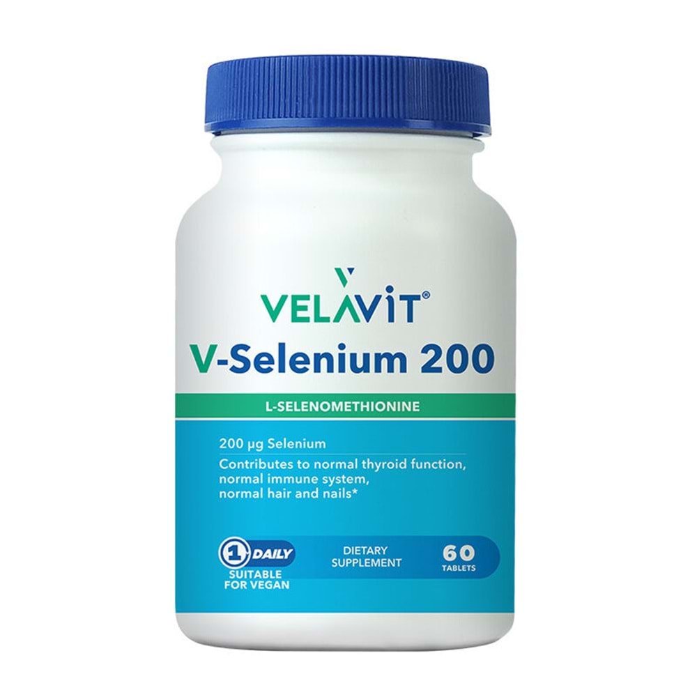 VELAVİT V-SELENİUM 200 MG 60 TABLET