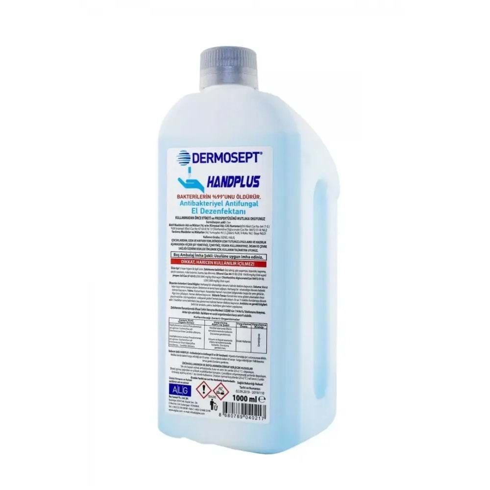 DERMOSEPT EL VE CİLT DEZENFEKTANI 1 LİTRE