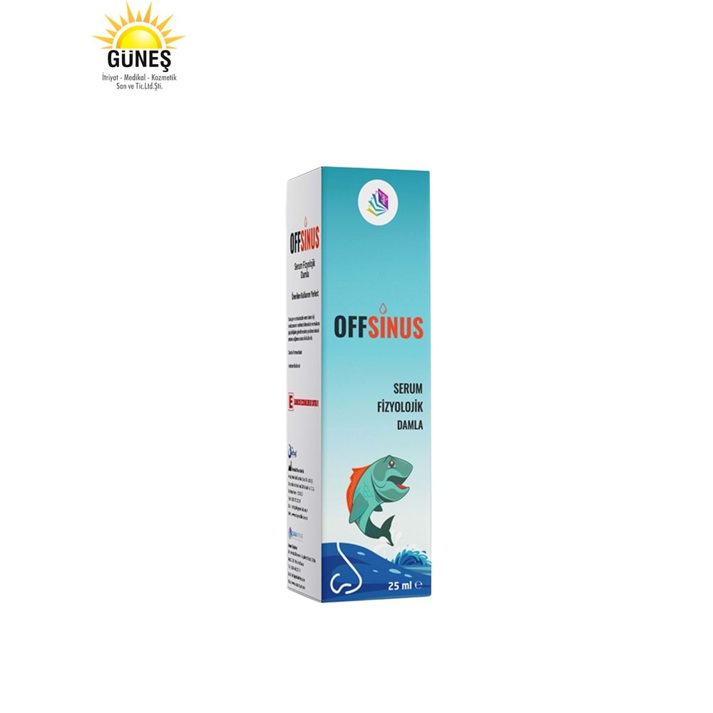 OFFSİNUS SERUM FİZYOLOJİK BURUN DAMLASI 25 ML