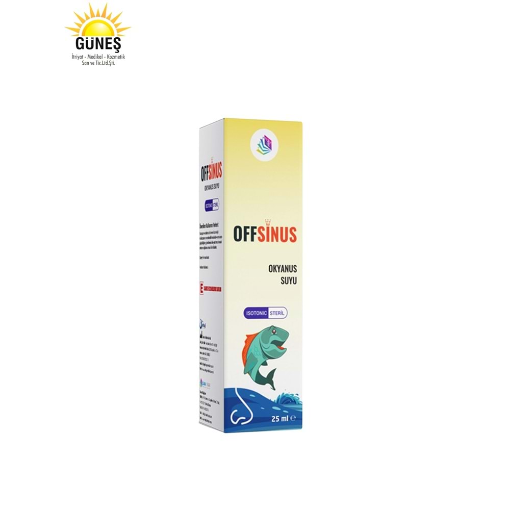 OFFSİNUS OKYANUS SUYU BURUN SPREYİ 25 ML