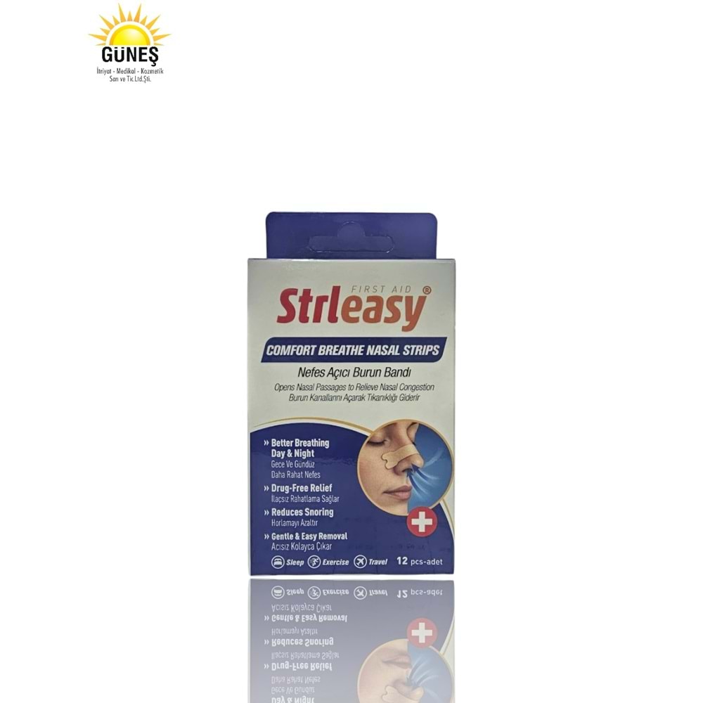 STRLEASY NEFES AÇICI BURUN BANDI ( 12 ADET )