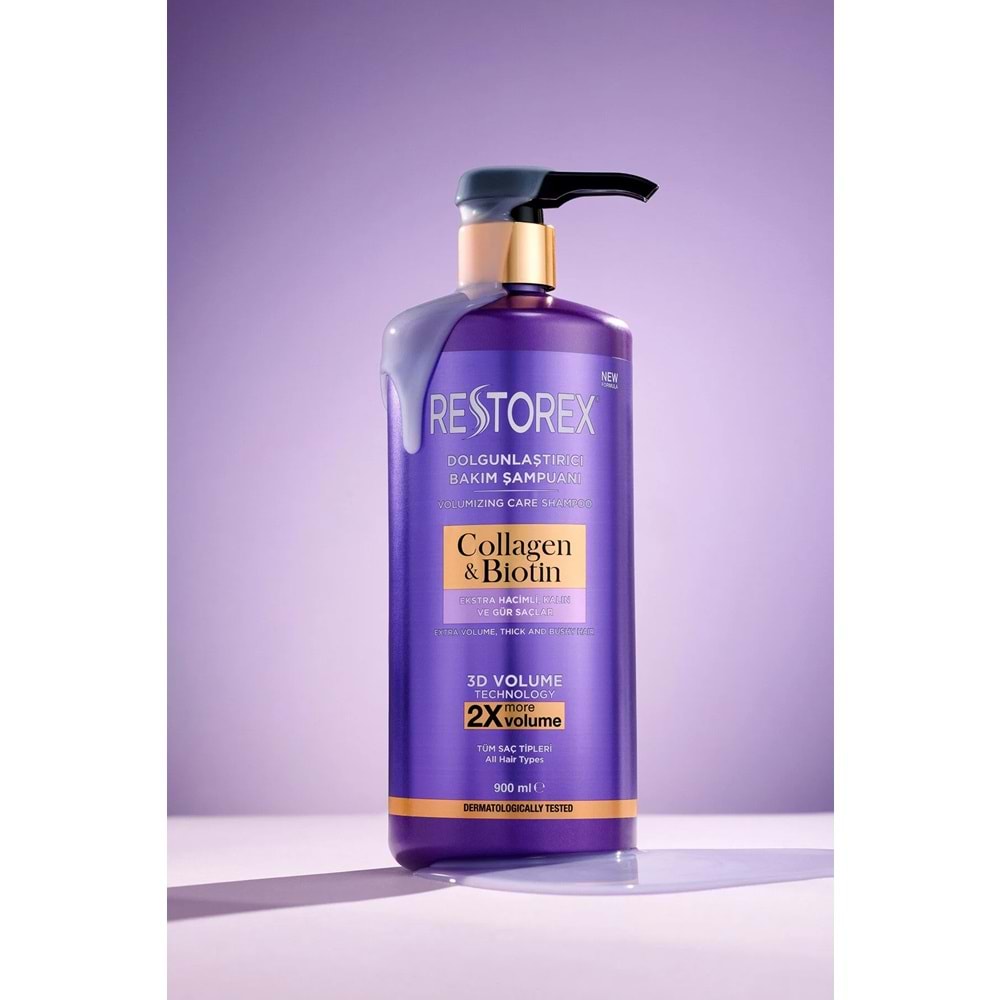 RESTOREX COLLAGEN & BİOTİN ŞAMPUAN 900 ML