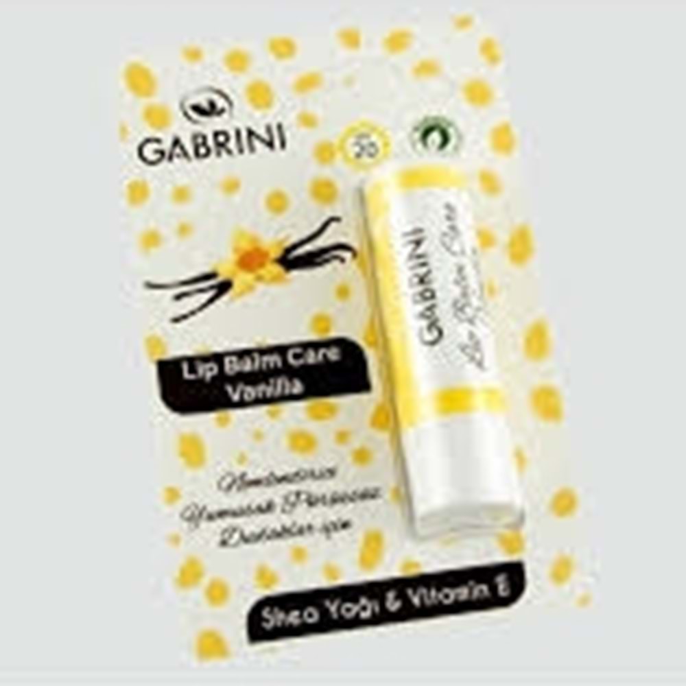 GABRİNİ DUDAK BAKIM KREMİ ( VANİLYA )