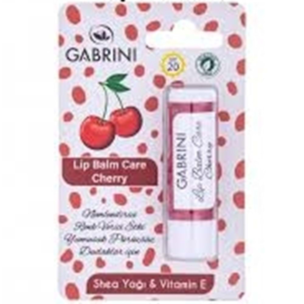 GABRİNİ DUDAK BAKIM KREMİ ( KİRAZ )