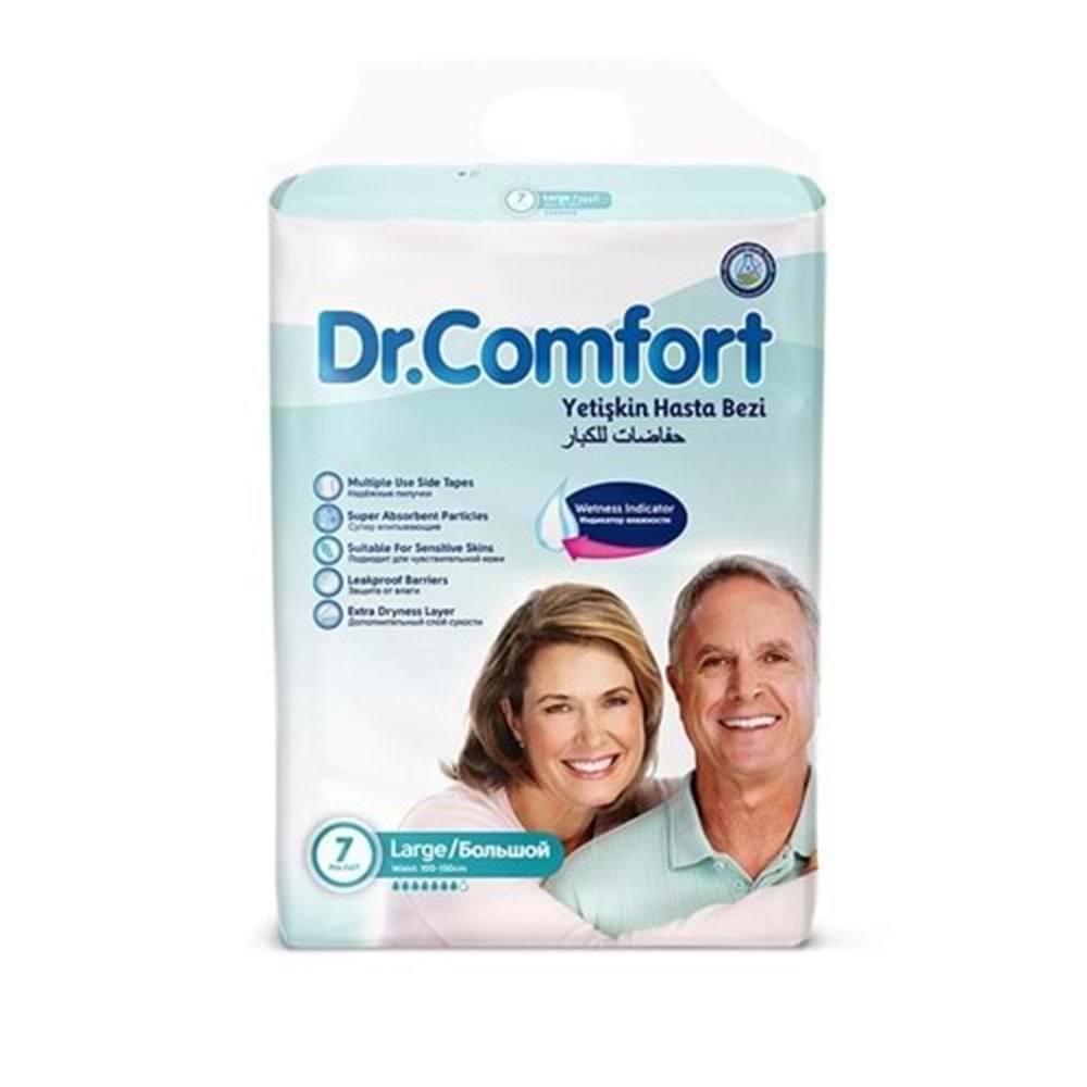 DR.COMFORT HASTA BEZİ BEL BANTLI ( 7 ADET / LARGE )