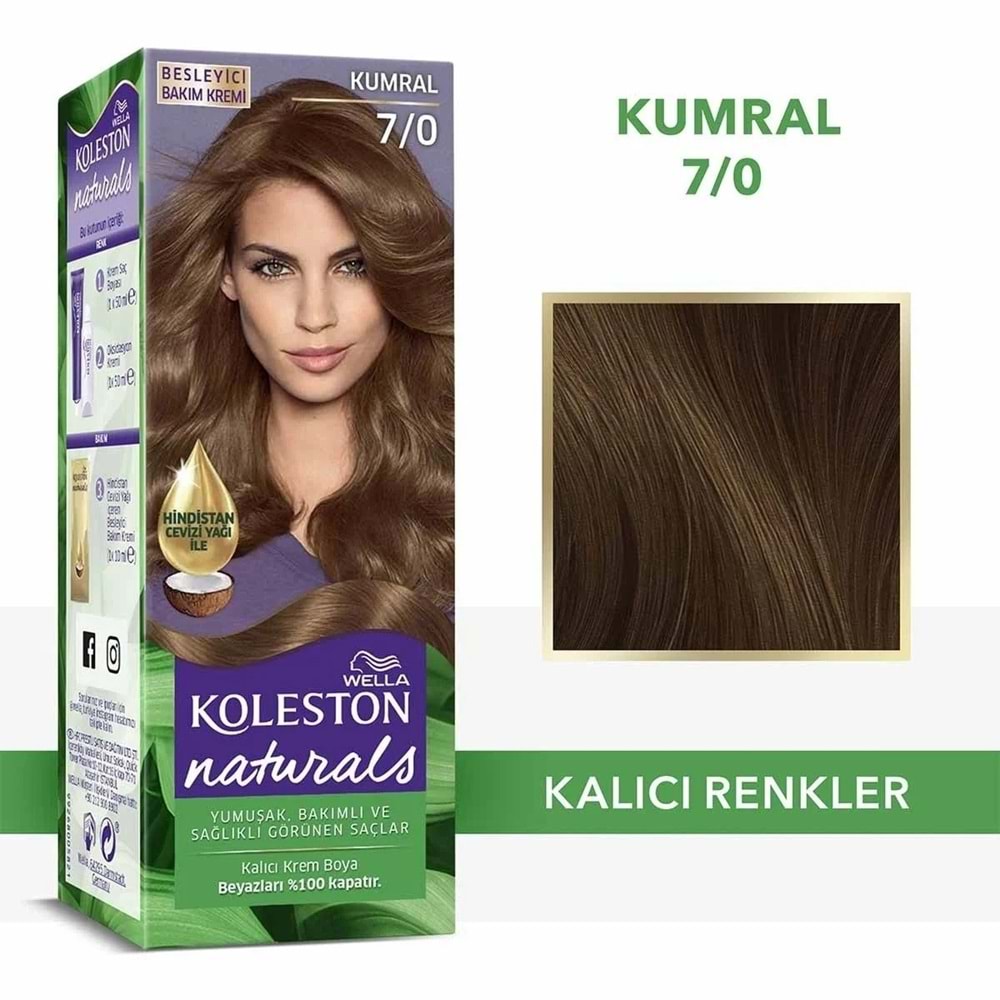 KOLESTON NATURALS SAÇ BOYASI (KUMRAL 7/0)