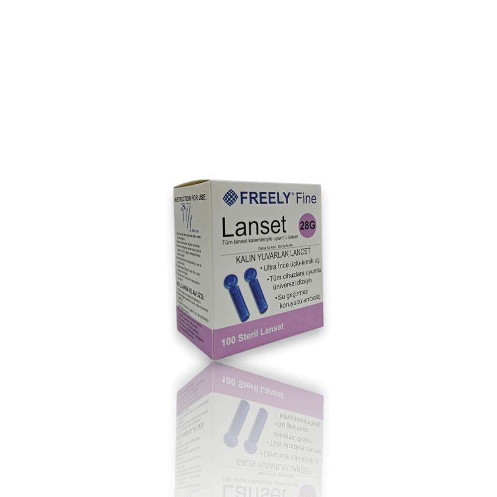FREELY LANSET 28 G ( 100 ADET )
