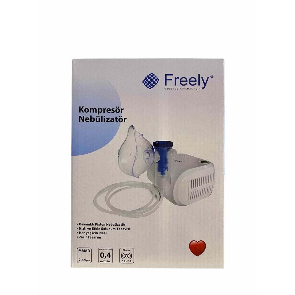 FREELY KAPAKSIZ KOMPRESÖRLÜ NEBÜLİZATÖR ( BUHAR MAKİNASI ) (BC-68001)