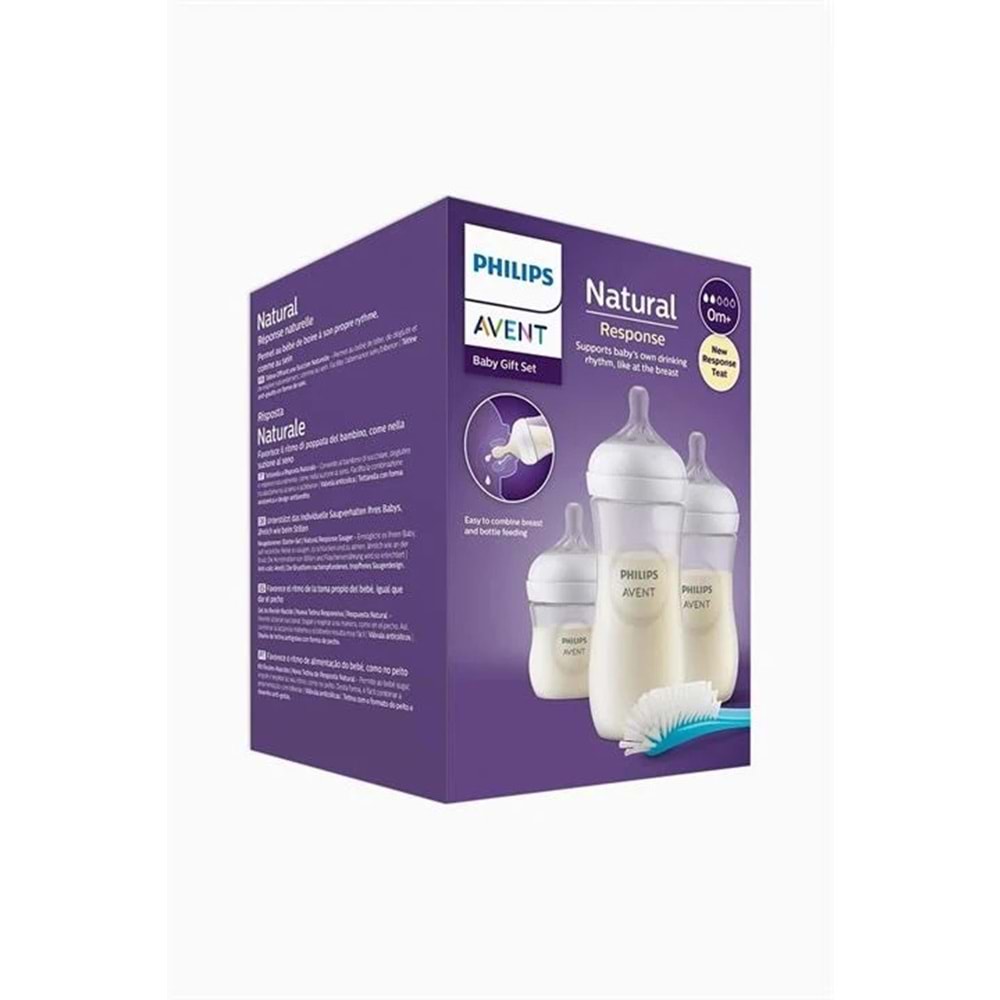 PHILIPS AVENT NATURAL RESPONSE DOĞAL TEPKİLİ YENİDOĞAN HEDİYE SETİ (SCD 837/12)