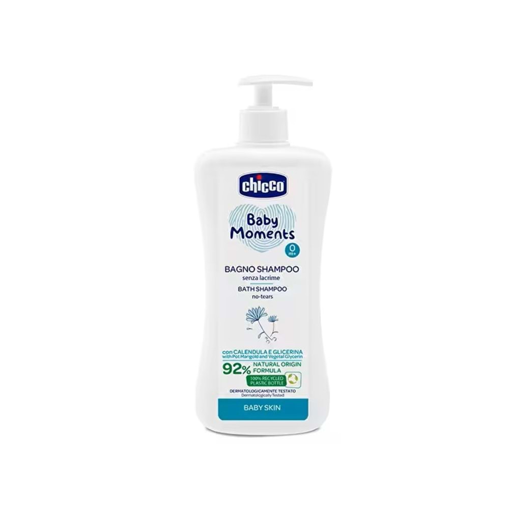 CHİCCO BABY MOMENTS BAGNO GÖZ YAKMAYAN ŞAMPUAN 500 ML