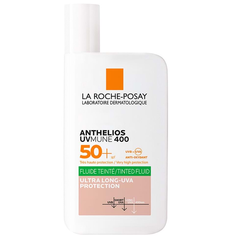 LA ROCHE-POSAY ANTHELIOS UVMUNE FLUİDE OIL CONTROL TİNTED FLUID SPF50+ GÜNEŞ KREMİ 50 ML (TİNTED)