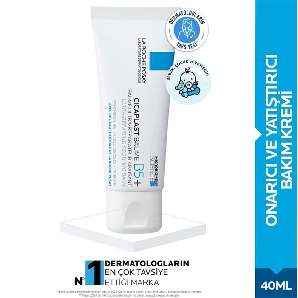 LA ROCHE-POSAY CİCAPLAST BAUME B5+ ONARICI BAKIM KREMİ 40 ML ( BEBEK & ÇOCUK VE YETİŞKİNLER İÇİN )