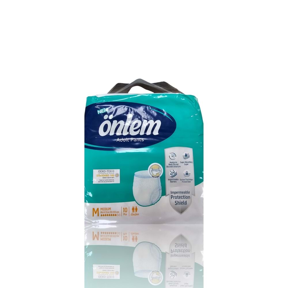 ÖNLEM KÜLOTLU HASTA BEZİ ( MEDIUM / 10 ADET )