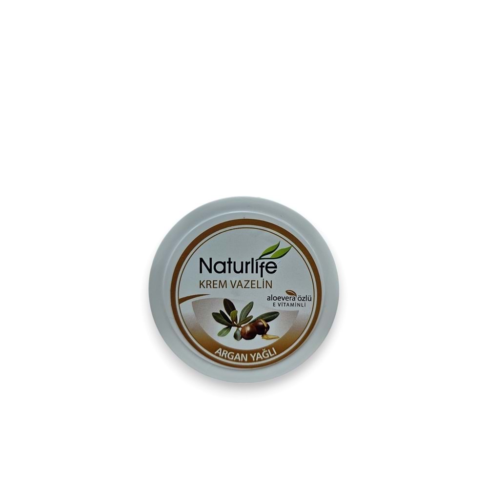 NATURLIFE KREM VAZELİN 100 ML ( ARGAN YAĞLI )