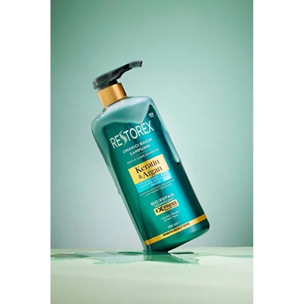 RESTOREX ONARICI BAKIM ŞAMPUAN ( KERATİN & ARGAN ) 900 ML