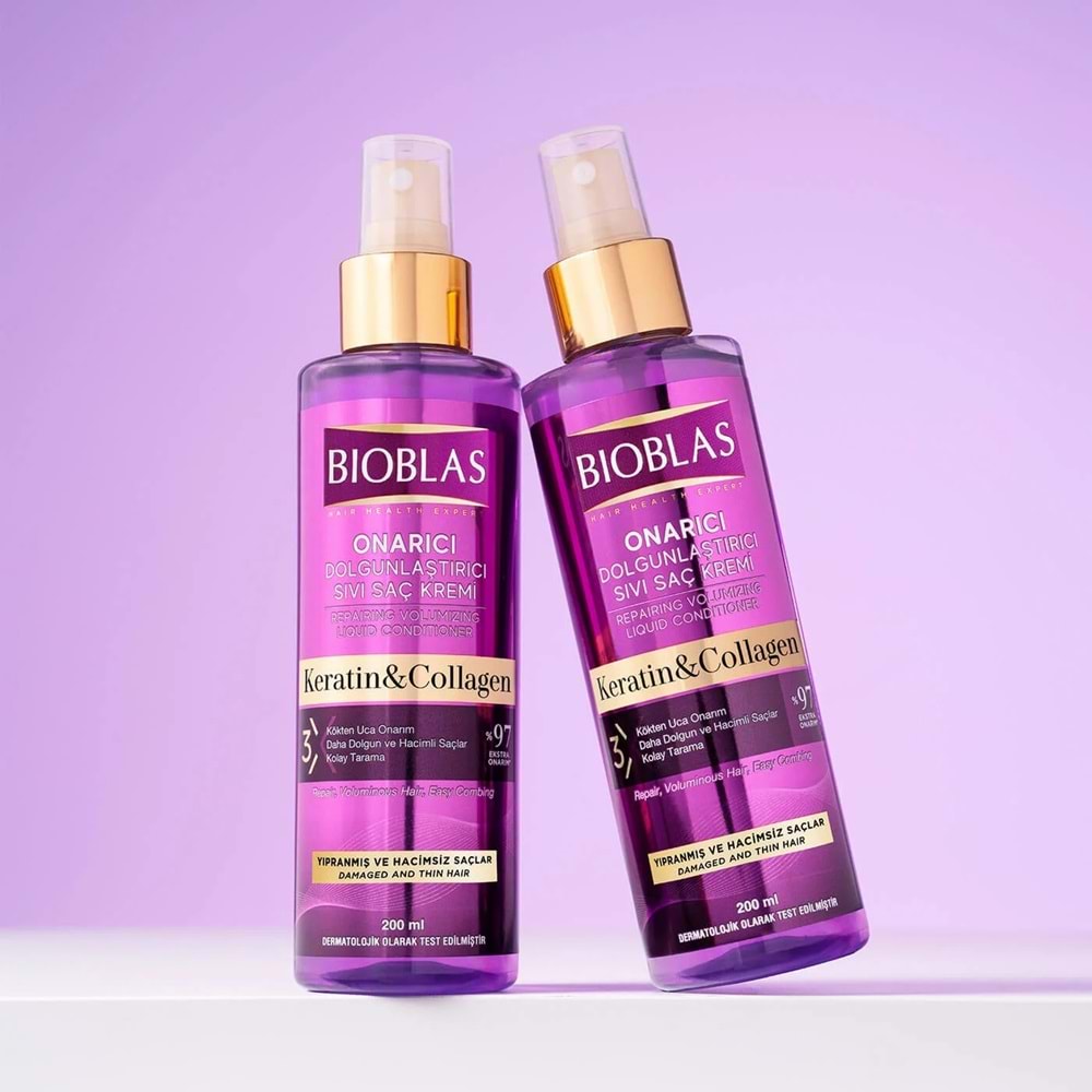 BIOBLAS KERATİN & COLLAGEN SIVI SAÇ KREMİ 200 ML