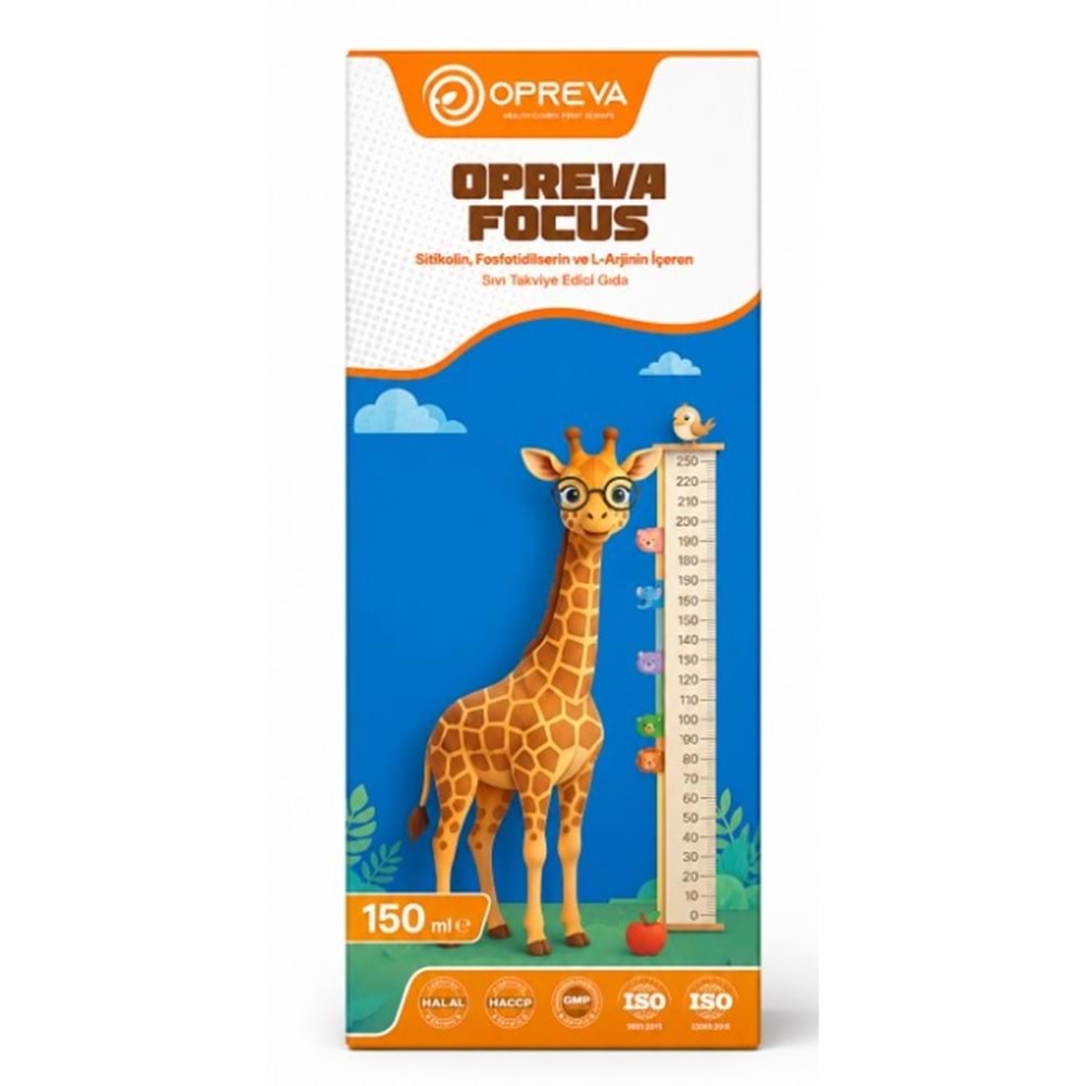 OPREVA FOCUS ŞURUP 150 ML ( SİTİKOLİN & FOTOTİDİLSERİN VE L-ARJİNİN )