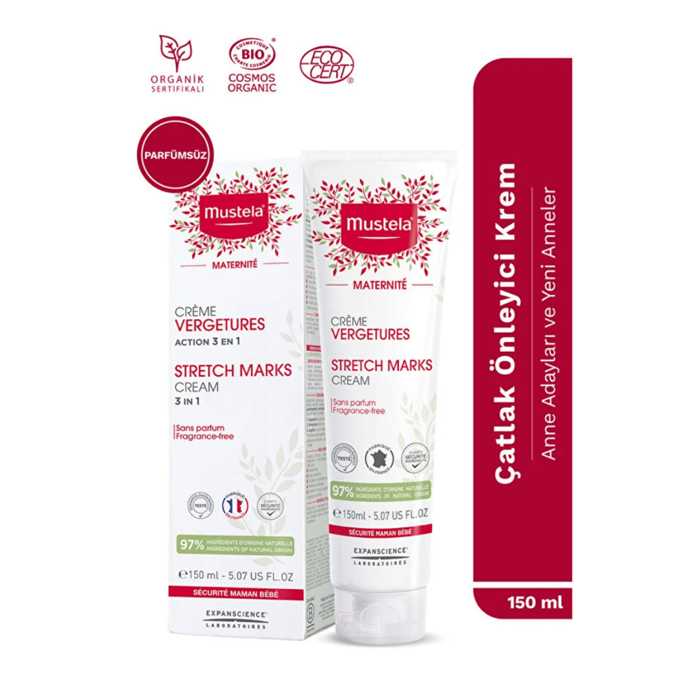 MUSTELA MATERNİTE ÇATLAK ÖNLEYİCİ KREMİ 150 ML