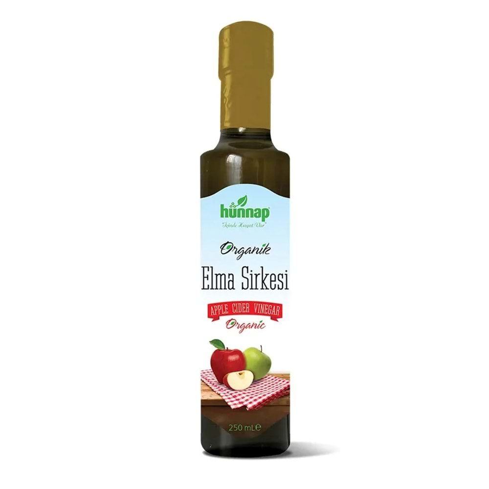 HÜNNAP ORGANİK ELMA SİRKESİ 250 ML