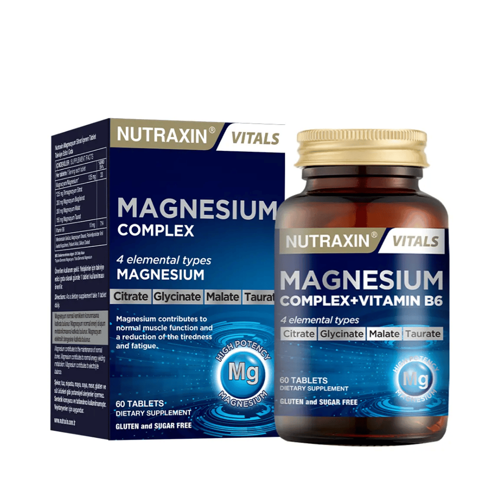 NUTRAXIN MAGNESIUM COMPLEX + VİT. B6 60 TABLET