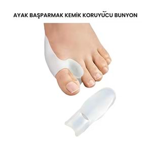 ABC SOFTSTEP SİLİKON HALLUKS VALGUS VE BUNION KORUYUCU PED ( 1 ÇİFT / SS 032 )