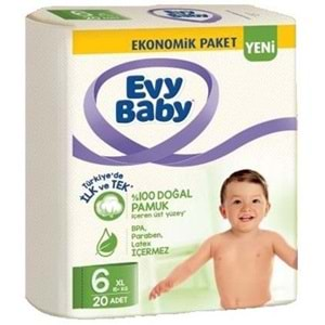 EVY BABY ÇOCUK BEZİ NO:6 20 ADET