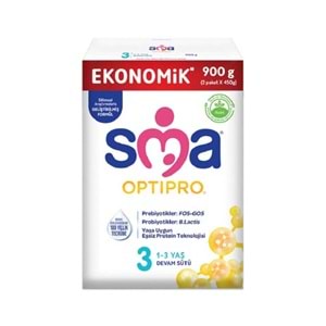 SMA OPTİPRO DEVAM SÜTÜ- MAMA NO 3 (1-3 YAŞ/ 900 GR)