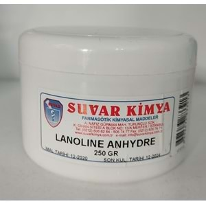 SUVAR LANOLINE ANHYDRE (LANOLİN) 250 GR