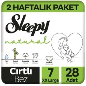 SLEEPY ÇOCUK BEZİ NO:7 28 ADET 2 Lİ JUMBO