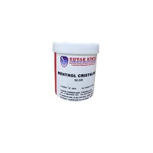 SUVAR MENTHOL CRISTALISE (MENTHOL KRİSTAL) 50 GR