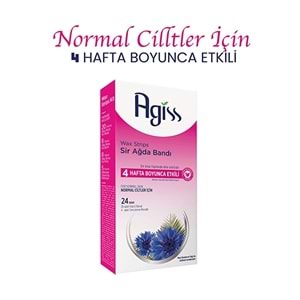 AGİSS SİR AĞDA BANT SETİ ( NORMAL CİLT / 24 ADET )