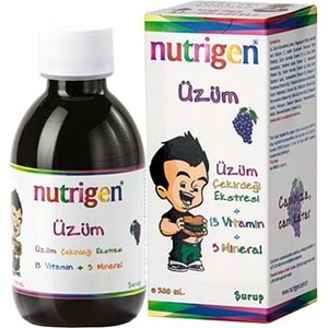 NUTRİGEN ÜZÜM ÇEKİRDEĞİ EKSTRESİ ŞURUP 200 ML