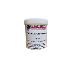 SUVAR THYMOL CRISTALISE (TİMOL KRİSTAL) 50 GR