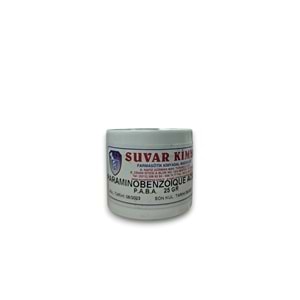 SUVAR PARAMINOBENZOIQUE ACIDE ( P.A.B.A ) 25 GR