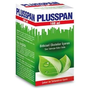 PLUSSPAN BİTKİSEL ÖKSÜRÜK ŞURUBU YETİŞKİN 100 ML