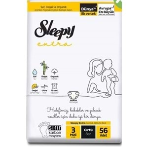 SLEEPY ÇOCUK BEZİ NO 3 56 ADET 2 Lİ JUMBO