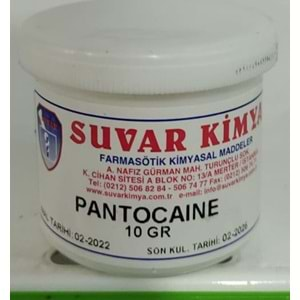 SUVAR PANTOCAINE (PANTOKAİN) 10 GR