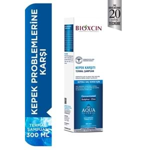 BİOXCİN AQUA KEPEK KARŞITI TERMAL ŞAMPUAN 300 ML