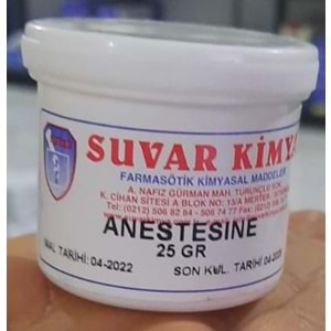 SUVAR ANESTESINE 25 GR